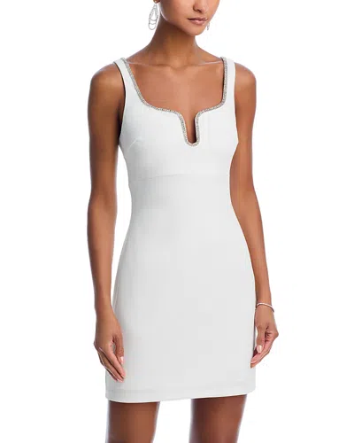 Aqua Embellished Tank Dress - Exclusive In Ivory
