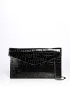 Aqua Envelope Clutch Crossbody - Exclusive In Black