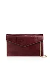 Aqua Envelope Clutch Crossbody - Exclusive In Burgundy