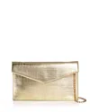 Aqua Envelope Clutch Crossbody - Exclusive In Gold