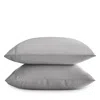 Aqua Eucalyptus Standard Pillowcase, Pair - Exclusive In Dove Gray