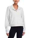 Aqua Everywhere Henley Sweatshirt - Exclusive In White