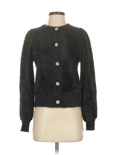 Pre-owned Aqua Faux Fur Jacket In Gray