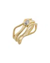 Aqua Faux Stack Rings - Exclusive