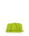 Aqua Feather Clutch - Exclusive In Green