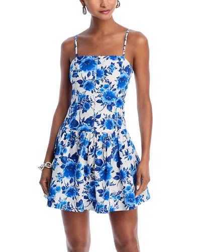 Aqua Fit And Flare Poplin Mini Dress - Exclusive