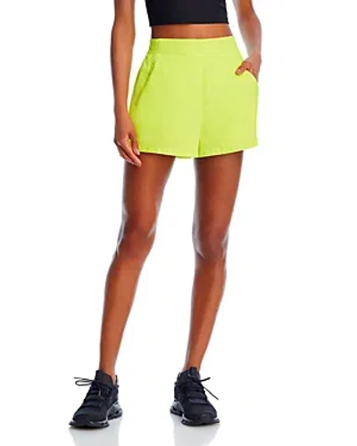 Aqua Flat Front Windbreaker Shorts - 100% Exclusive In Green