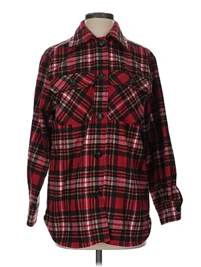 Pre-owned Aqua Fleece Jacket In Red