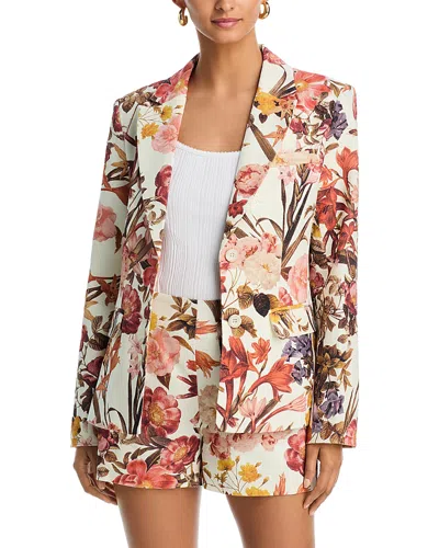 Aqua Floral Blazer - Exclusive In Multi