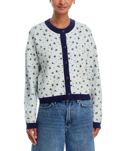 Aqua Floral Cardigan - Exclusive In Multi