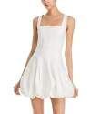 Aqua Bubble Hem Dress - 100% Exclusive In White