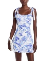 Aqua Floral Ruffle Dress - 100% Exclusive In Sky Blue