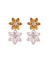 Aqua Flower Drop Earrings, 1.8l - Exclusive In Multi
