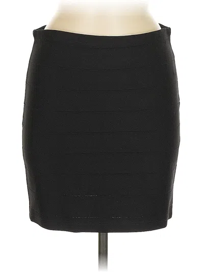 Pre-owned Aqua Formal Skirt In Black