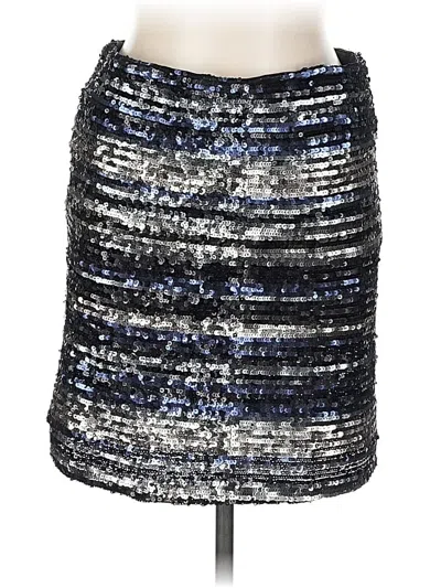 Pre-owned Aqua Formal Skirt In Silver