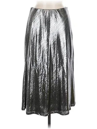 Pre-owned Aqua Formal Skirt In Silver