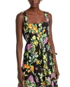 Aqua Fruit Button Front Tank Top - Exclusive In Black Multi