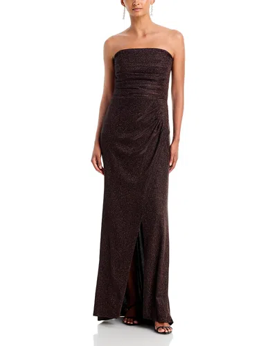Aqua Galaxy Strapless Gown - Exclusive In Animal Print