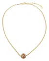 Aqua Gems Fiesta Ball Pendant Necklace, 16-18 - Exclusive In Multi/gold