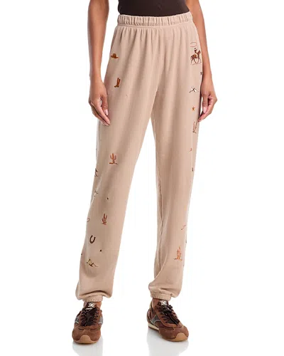 Aqua Gina Rodeo Elements Sweatpants - Exclusive In Neutral