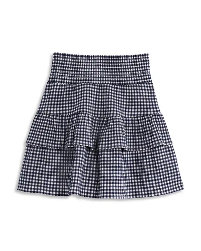 Aqua Girls' Gingham Skirt, Big Kid - Exclusive In Blue