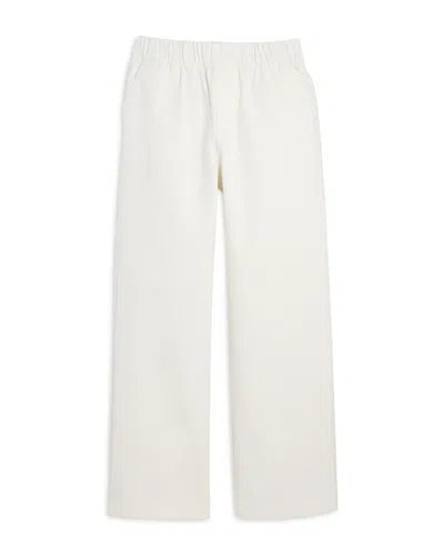 Aqua Girls' High Rise Wide Leg Denim Jeans, Big Kid - Exclusive In White