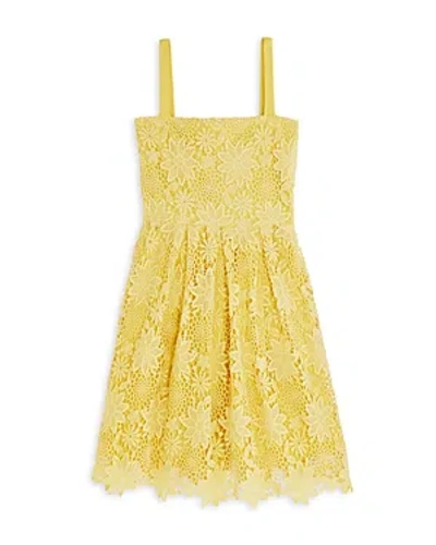 Aqua Girls' Lace Dress, Little Kid, Big Kid - 100% Exclusive In Butter Yellow