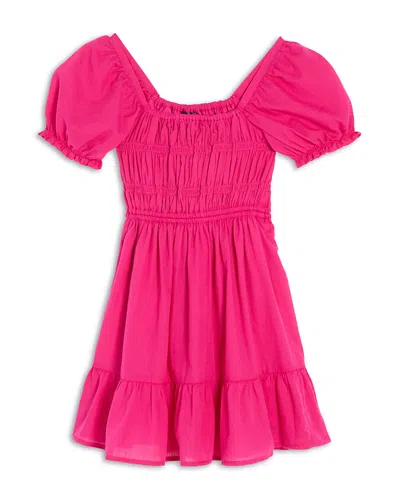 Aqua Girls' Pink Coral Dress - Little Kid, Big Kid