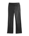 Aqua Girls' Pull On Faux Leather Flare Pants, Little Kid, Big Kid - Exclusive In Black