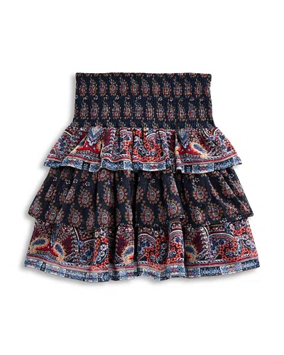 Aqua Girls' Ruffled Mini Skirt, Big Kid - Exclusive In Multi