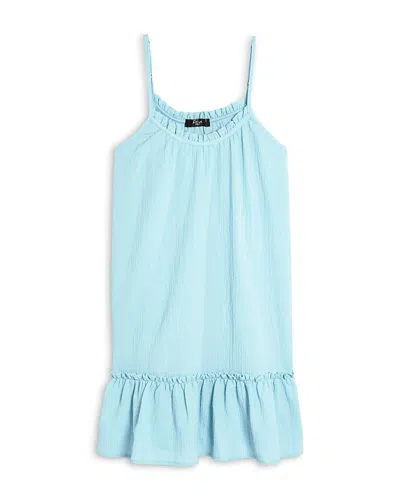 Aqua Girls' Sleeveless Short Mini Dress, Big Kid - Exclusive In Blue