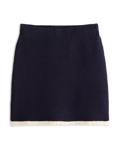 Aqua Girls' Takedown Crochet Skirt, Little Kid, Big Kid - Exclusive In Navy