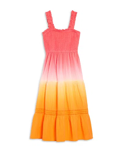 Aqua Girls' Tie Dyed Ombre Dress, Little Kid, Big Kid - Exclusive In Multi