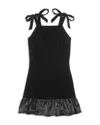 Aqua Girls' Tie Strap Dress, Big Kid - Exclusive, Little Kid In Black