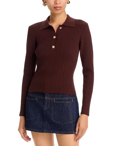 Aqua Gold Button Polo Sweater - Exclusive In Animal Print