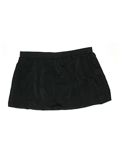 Pre-owned Aqua Green Active Skort In Black