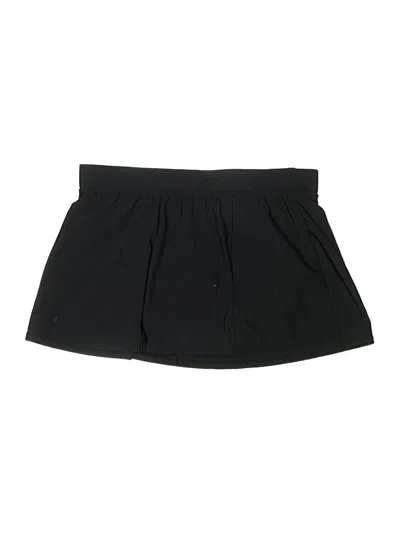 Pre-owned Aqua Green Active Skort In Black