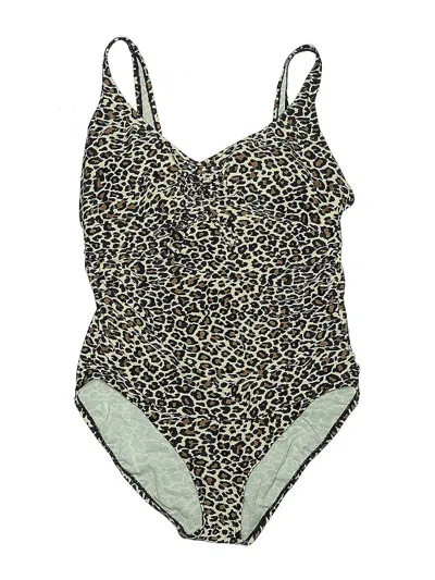 Pre-owned Aqua Green One Piece Swimsuit In Green