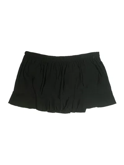 Pre-owned Aqua Green Swimsuit Bottoms In Black