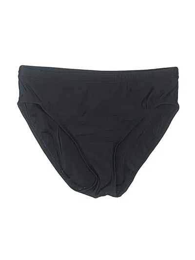 Pre-owned Aqua Green Swimsuit Bottoms In Black