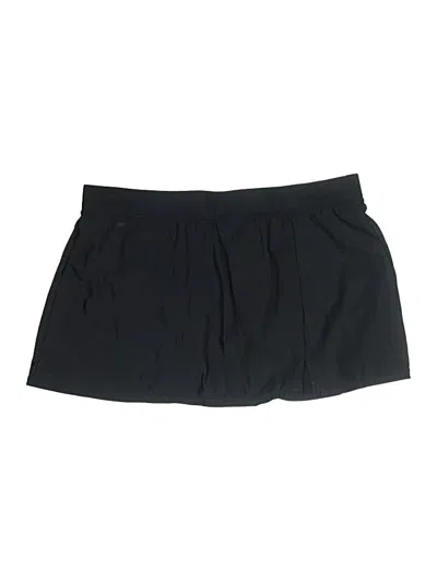 Pre-owned Aqua Green Swimsuit Bottoms In Black