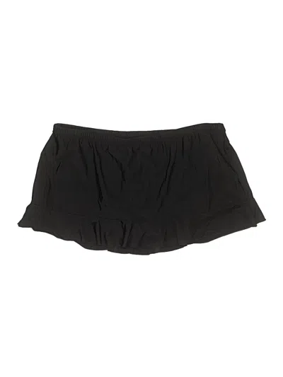 Pre-owned Aqua Green Swimsuit Bottoms In Black