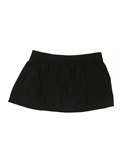 Pre-owned Aqua Green Swimsuit Bottoms In Black