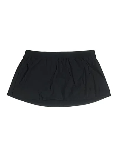 Pre-owned Aqua Green Swimsuit Bottoms In Black