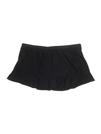 Pre-owned Aqua Green Swimsuit Bottoms In Black