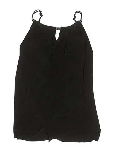Pre-owned Aqua Green Swimsuit Top Black Swimwear