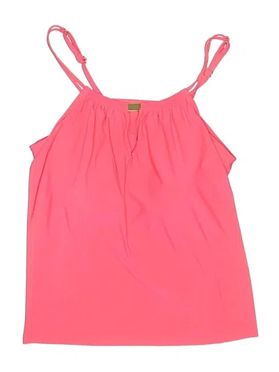 Pre-owned Aqua Green Swimsuit Top Pink Swimwear