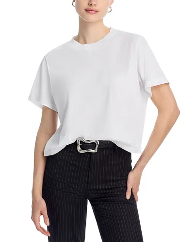 Aqua Haley Tee - Exclusive In White