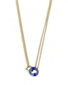 Aqua Hard & Soft Chain Link Necklace, 16-19- Exclusive In Multi