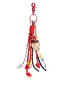 Aqua Heart Beaded Bag Charm - Exclusive In Multi